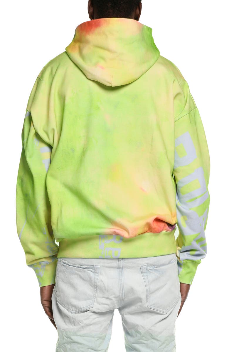 PURPLE BRAND Oversize Cotton Hoodie, Alternate, color, White