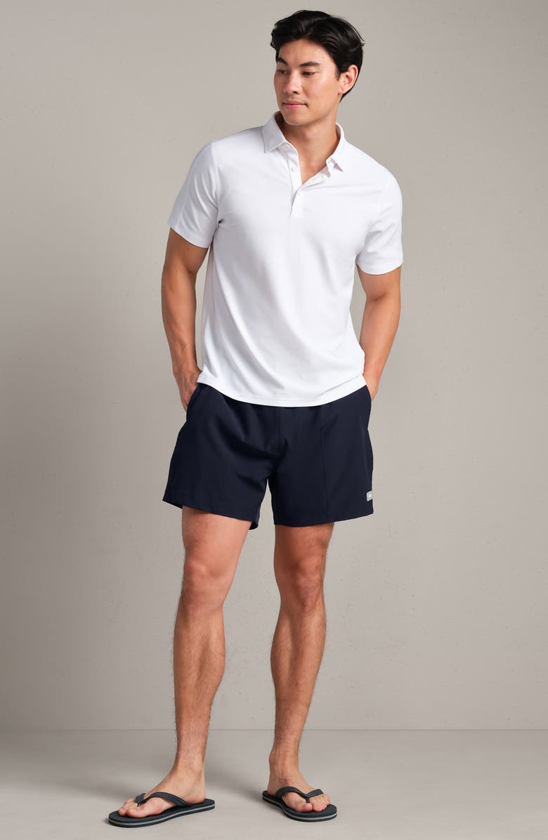 Rhone 5.5-Inch Water Repellent Swim Trunks, Alternate, color, True Navy