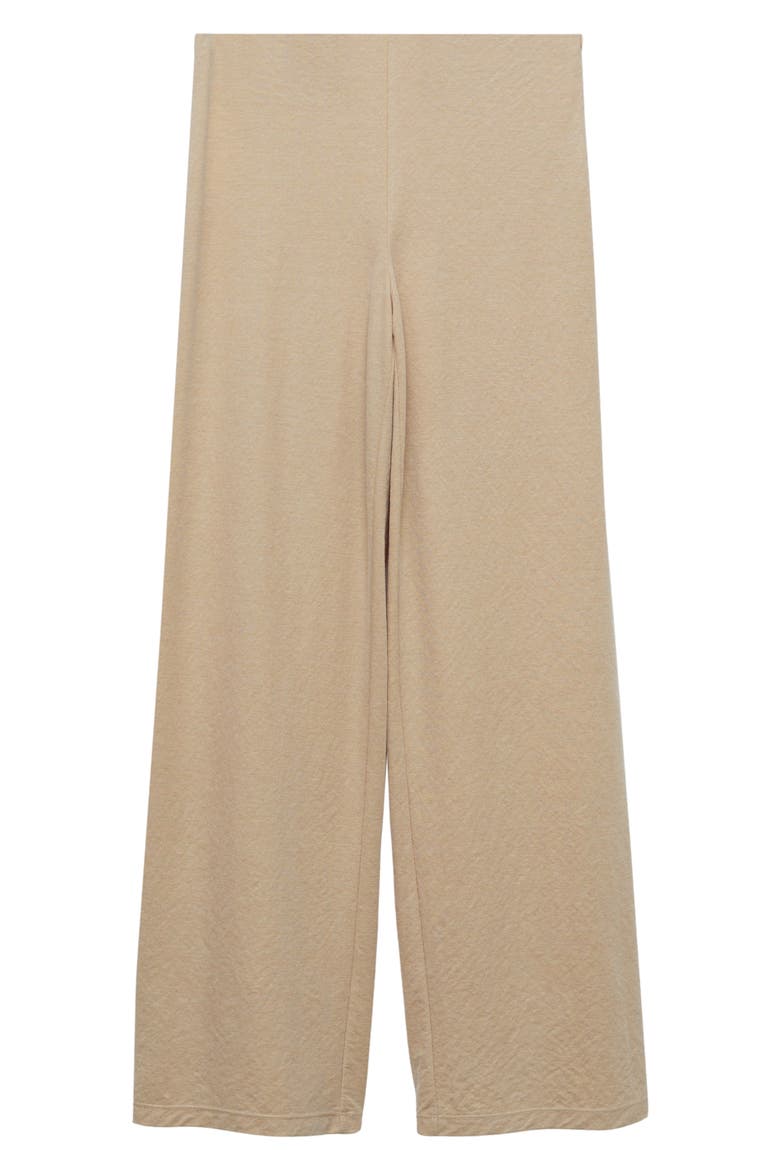 Flowy Wide Leg Pants, Alternate, color, BEIGE