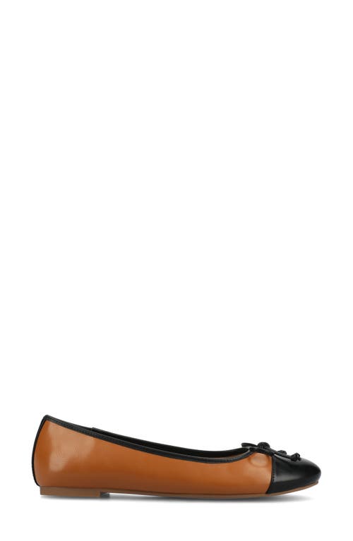 Journee Collection Kaiah Ballet Flat In Tan