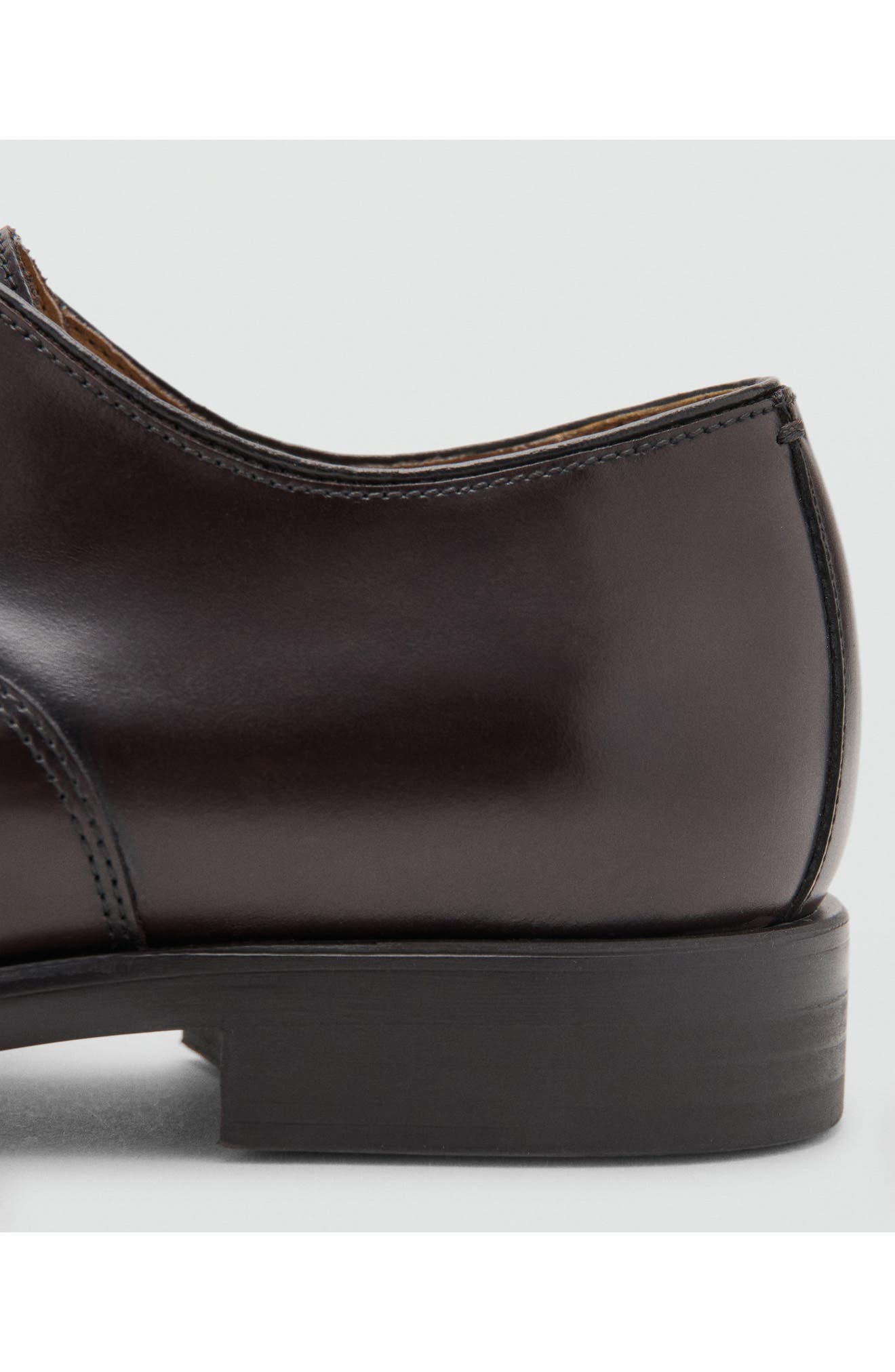 Leather Oxford, Alternate, color, BROWN