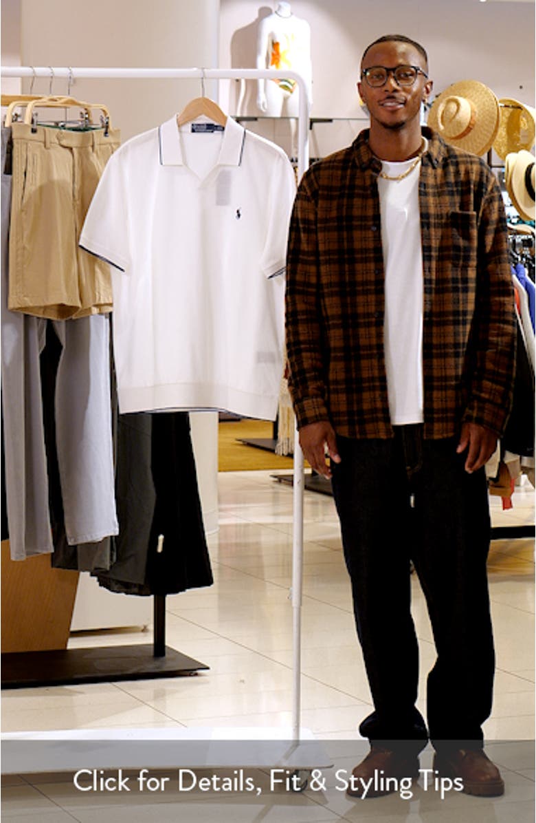 Jacquard Mesh Polo Shirt, sales video thumbnail