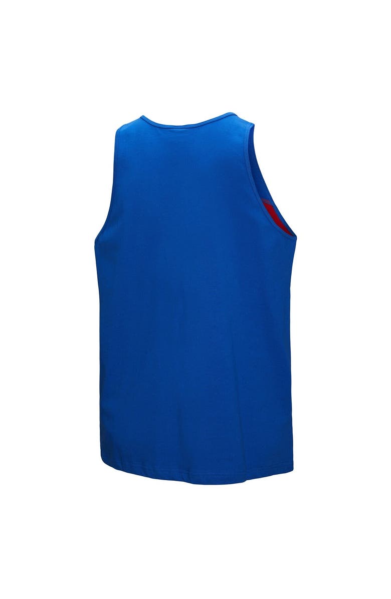 Mitchell & Ness Men's Mitchell & Ness Royal New England Patriots Retro Colorblock Tank Top, Alternate, color, Royal