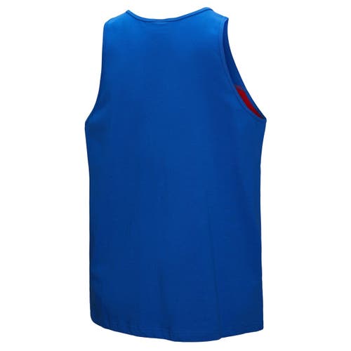 Mitchell & Ness Royal New England Patriots Retro Colorblock Tank Top In Blue