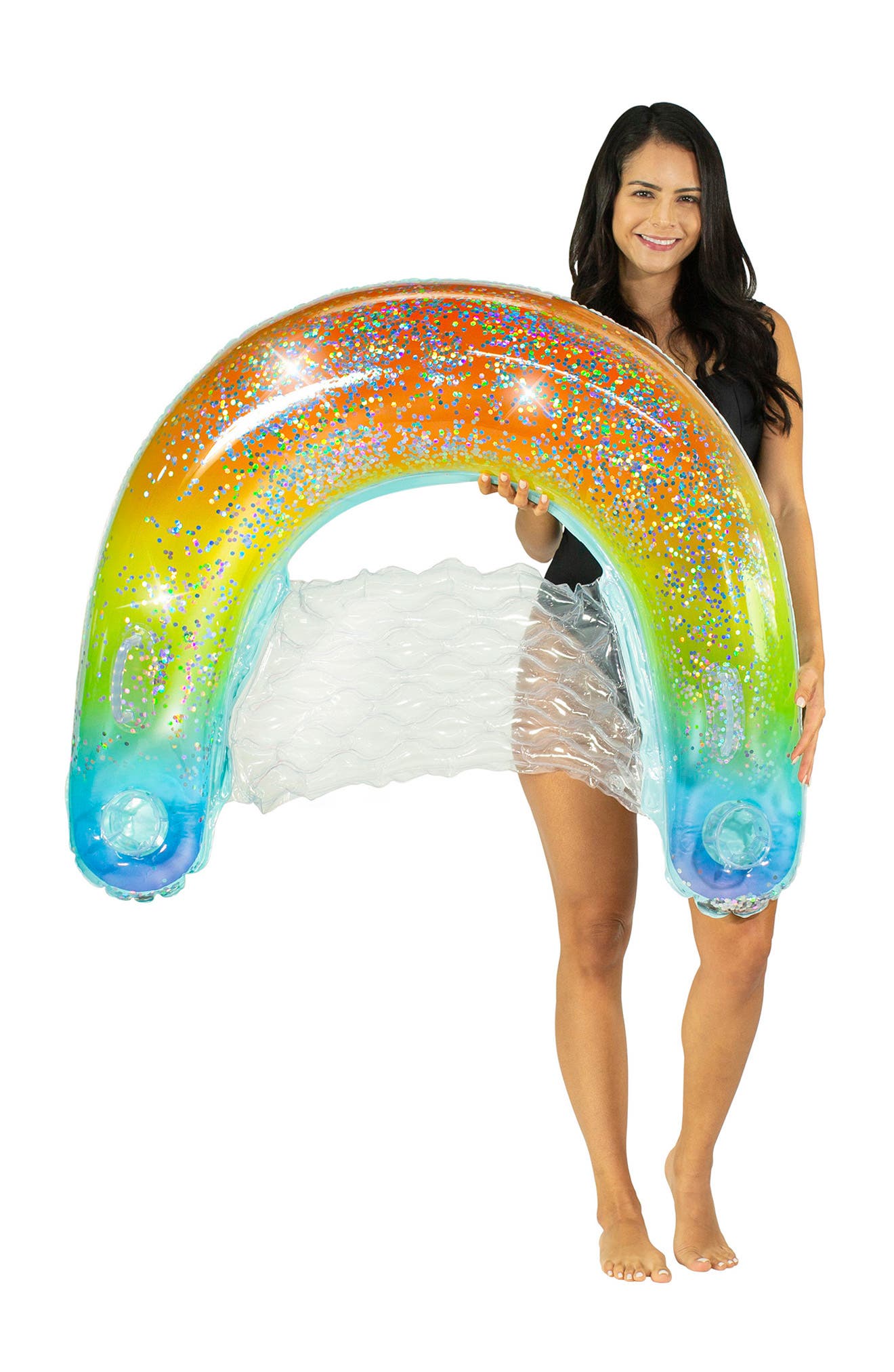 POOLCANDY Rainbow Haze Chair Pool Float | Nordstromrack