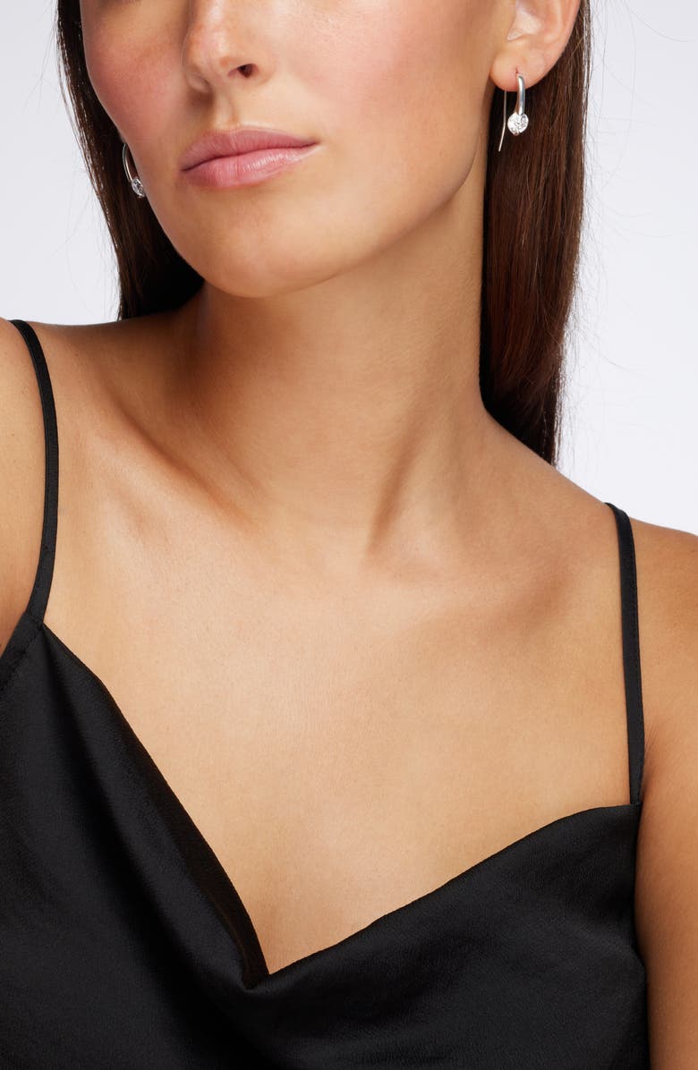 Nordstrom Demi Fine Floating Cubic Zirconia Drop Earrings, Alternate, color,