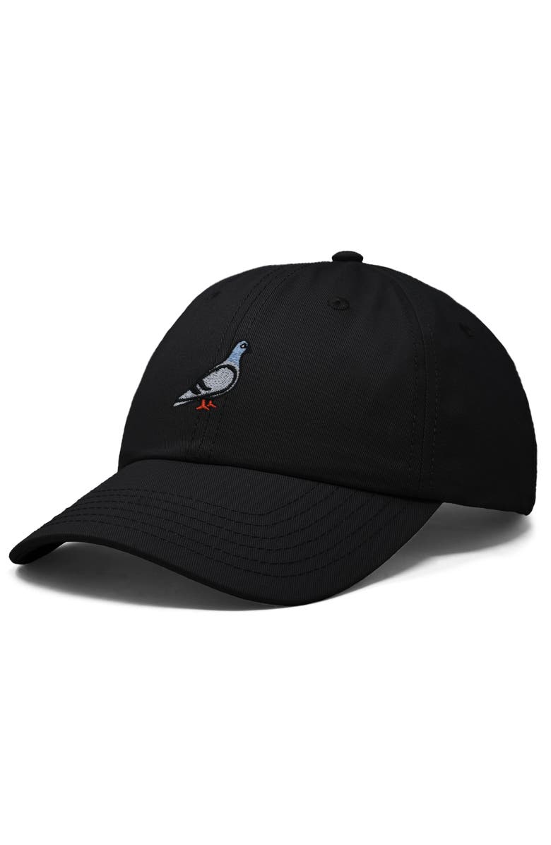Dalix Pigeon Embroidered Everyday Hat, Alternate, color, Black