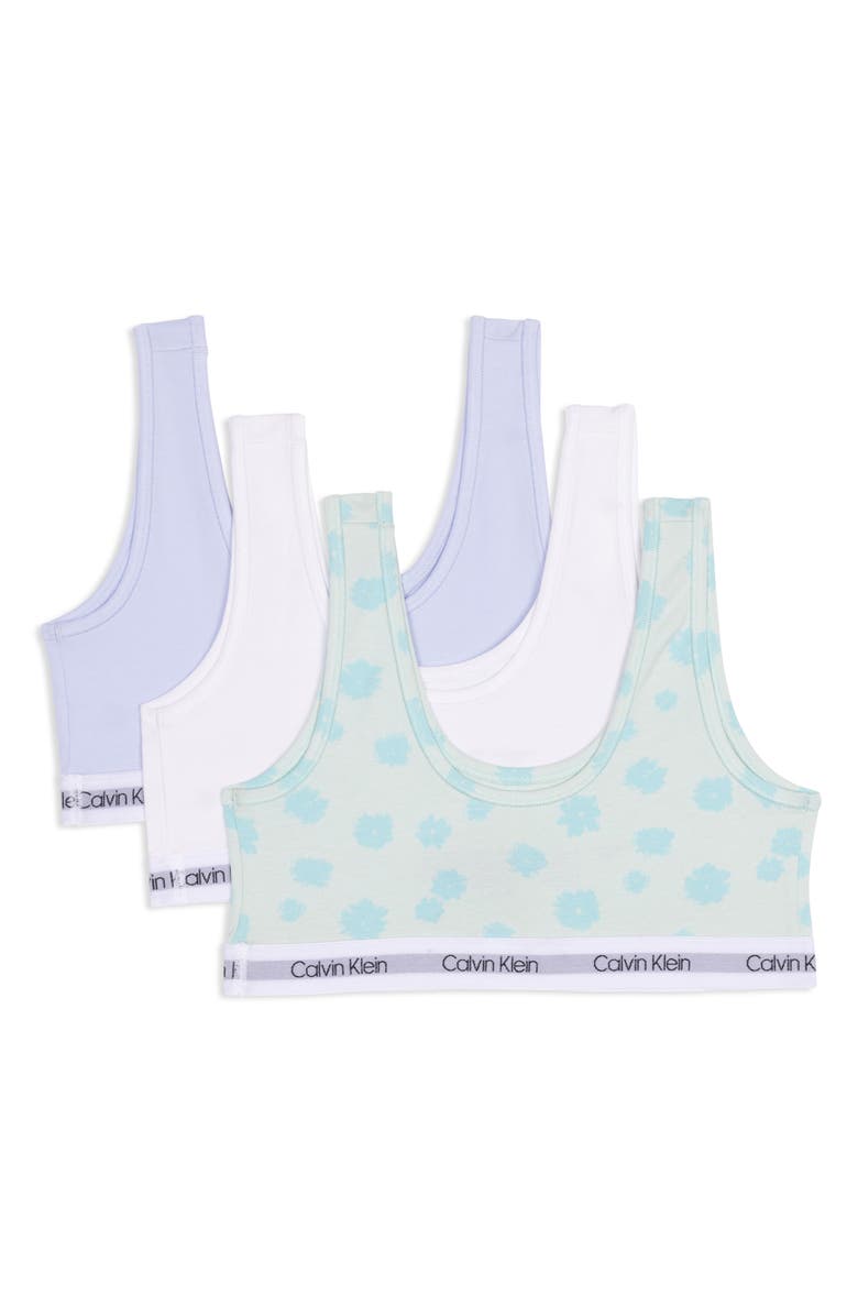 Calvin Klein Classic Bralette - Pack of 3, Alternate, color, Sclst/Wj/Hg