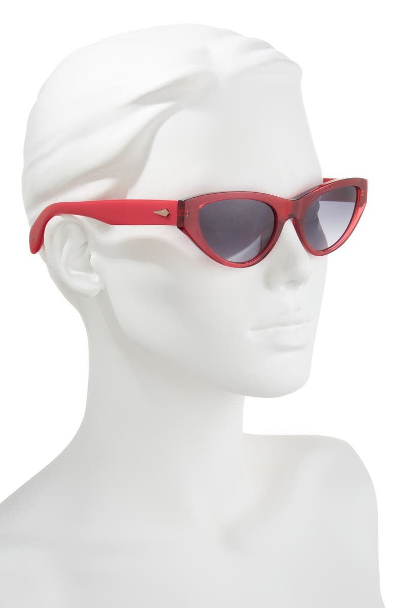 rag & bone 54mm Cat Eye Sunglasses, Alternate, color, 