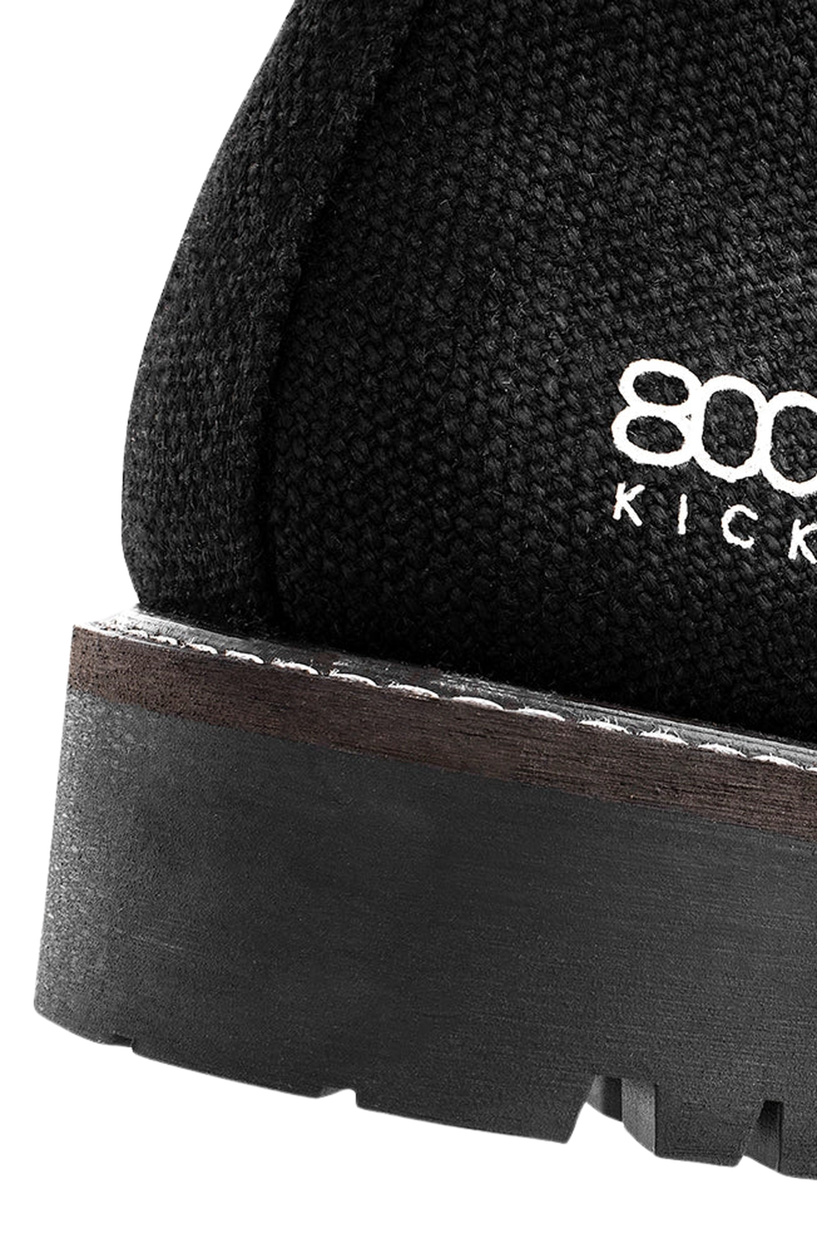 8000Kicks The Crossover Hemp Chelsea Boots, Alternate, color, Black
