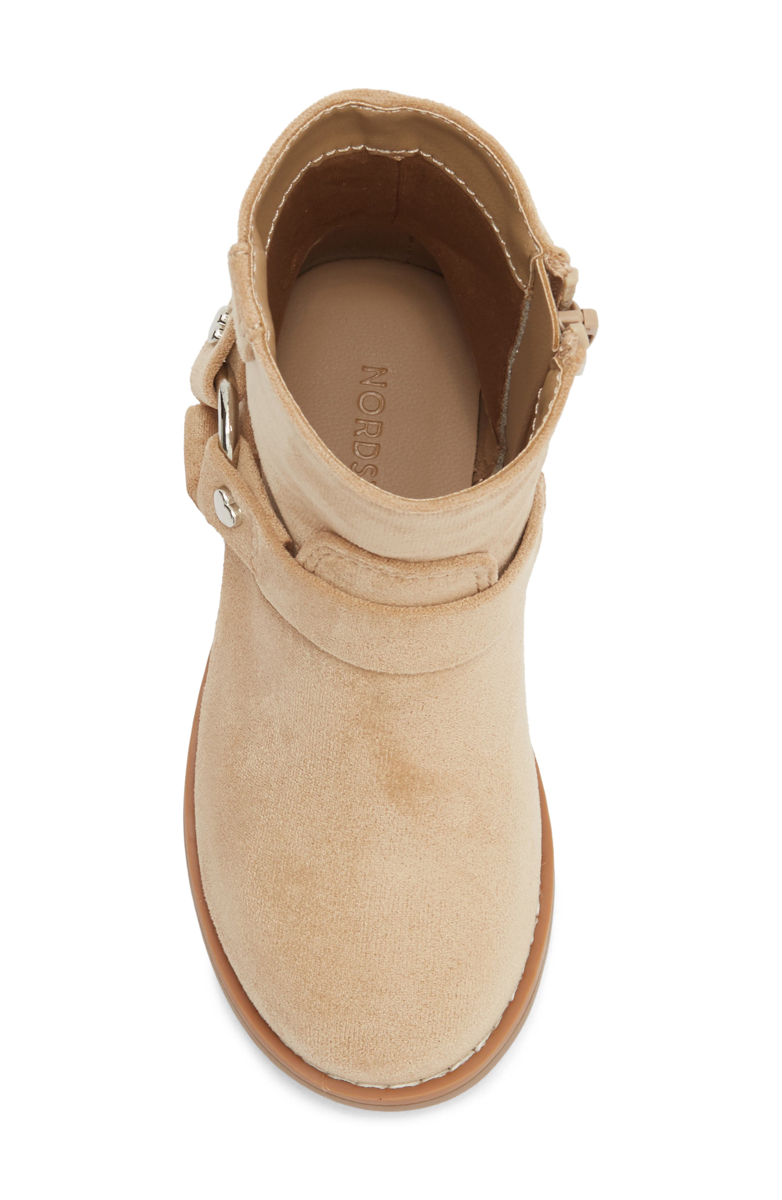 Kids' Monika Moto Boot, Alternate, color, TAN LIGHT