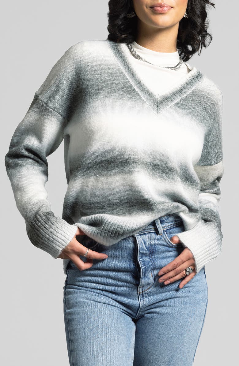 WEEKEND LOS ANGELES Carmen Stripe Sweater, Main, color, 