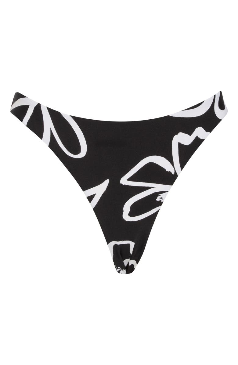 Volcom Sol Rebel Reversible Cheeky Bikini Bottoms, Main, color, Black