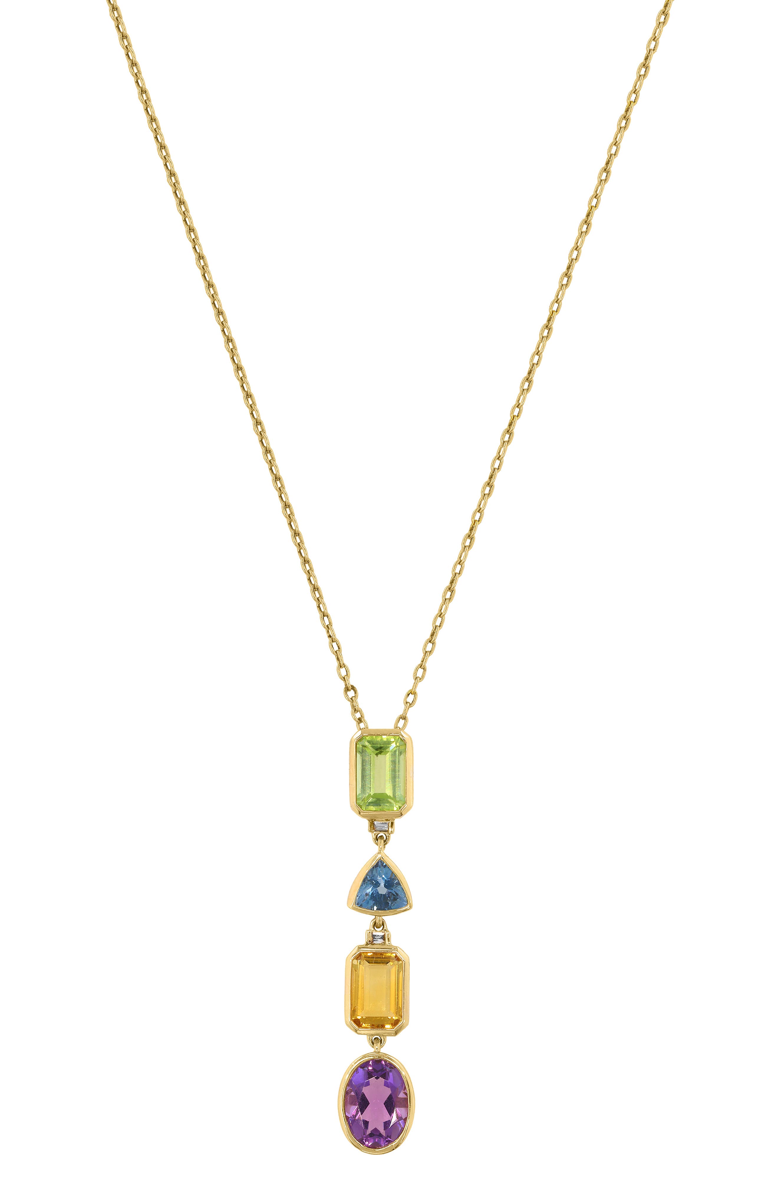 EFFY Semiprecious Stone & Diamond Y-Necklace