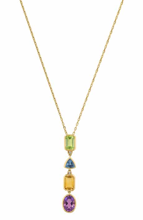 EFFY Semiprecious Stone & Diamond Y-Necklace