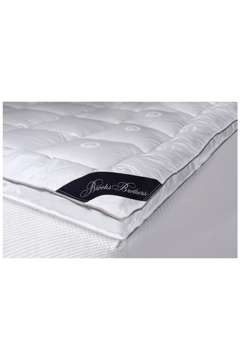 Quilted Mattress Topper, Alternate, color, WHITE