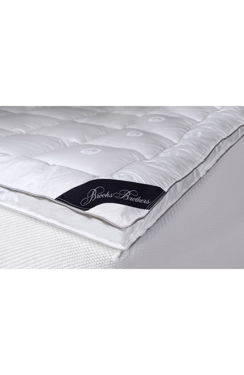 Brooks Brothers Quilted Mattress Topper, Alternate, color,