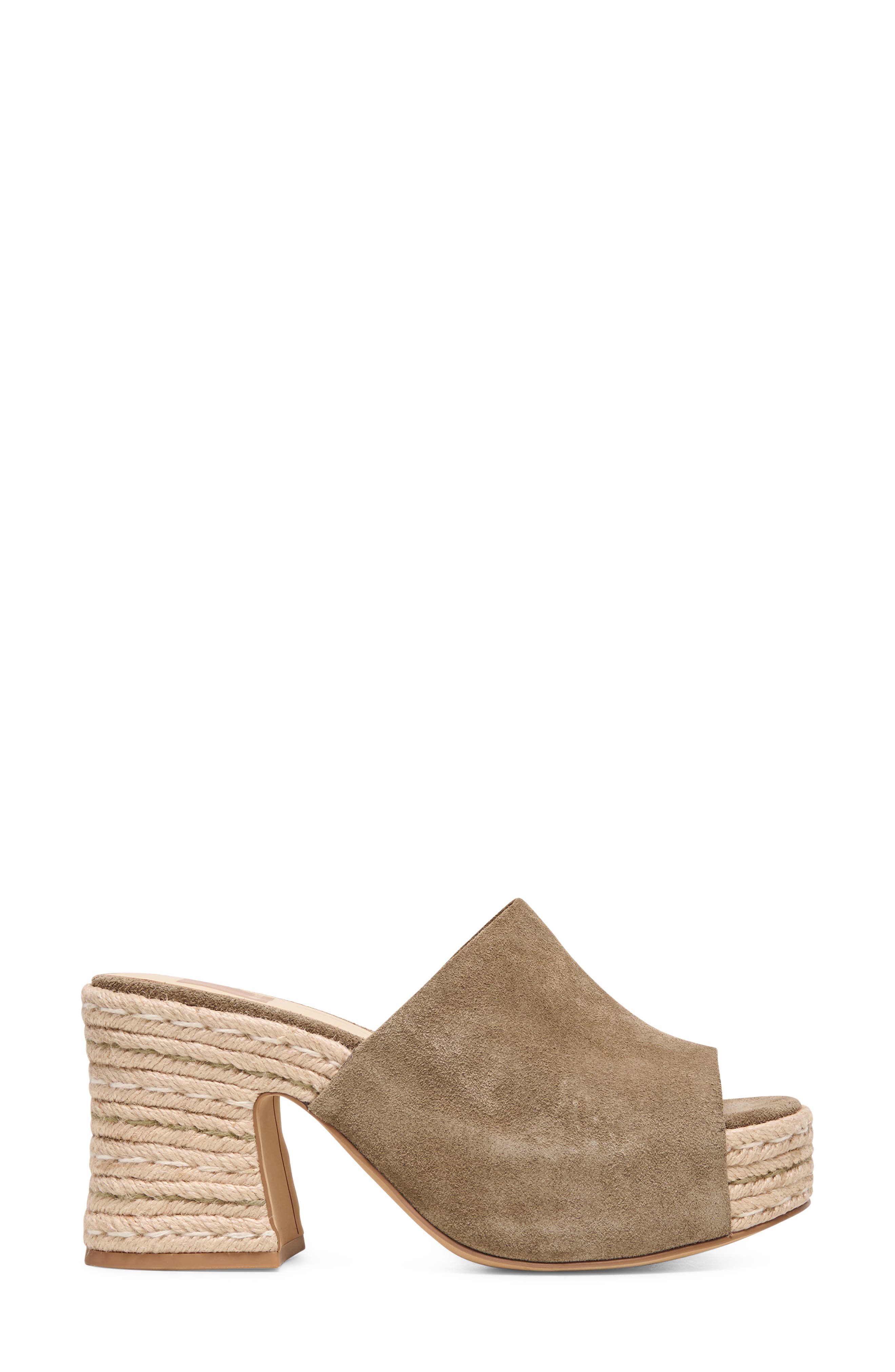 Bohdi Espadrille Platform Mule, Alternate, color, OLIVE SUEDE