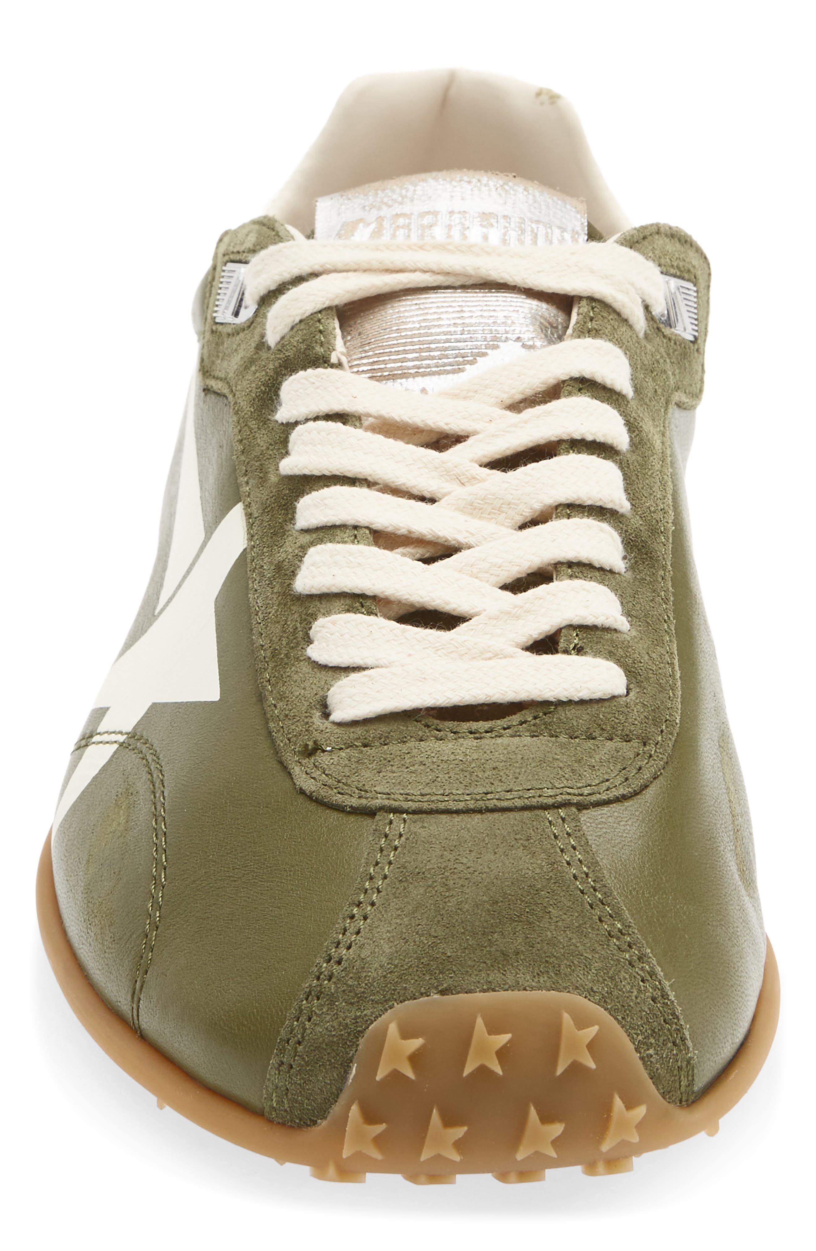 Marathon Speed Sneaker, Alternate, color, OLIVE/ MILK