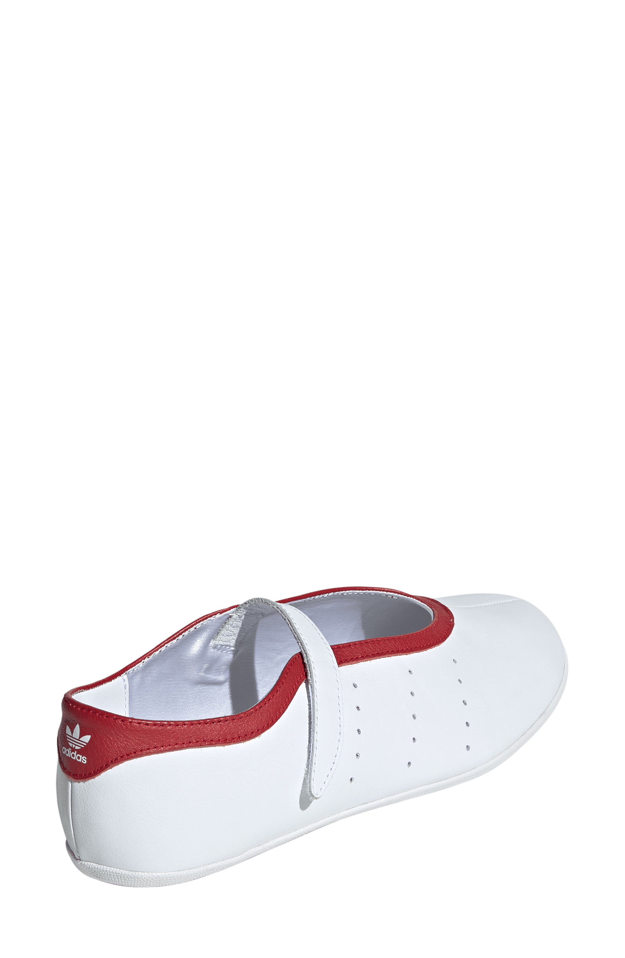 Stan Smith Lo Ballet Sneaker, Alternate, color, WHITE/ WHITE/ WHITE