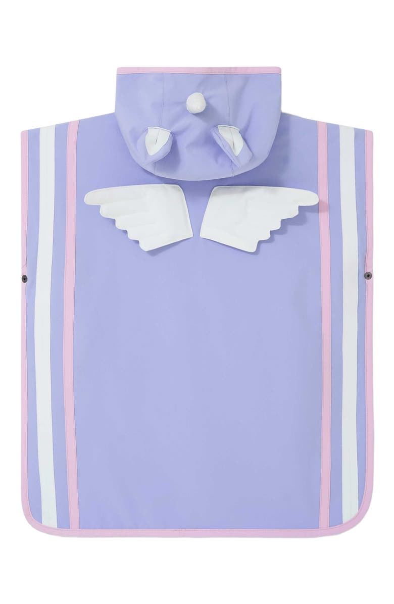 Roarsome Poncho Towel, Alternate, color, Light Purple