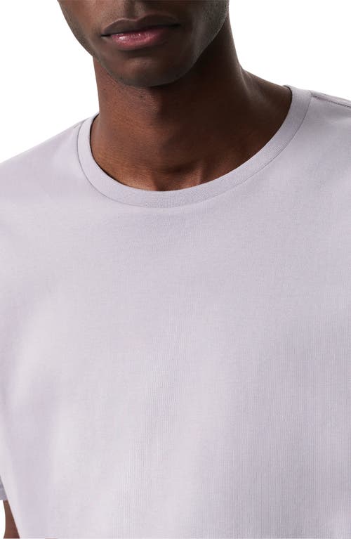 Rag & Bone Pima Interlock Tee In Pastel Gray