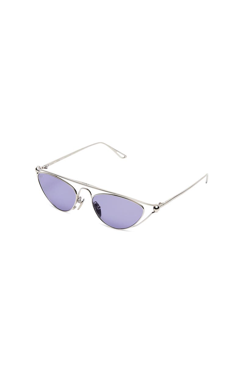VADA Julia Sunglasses, Alternate, color, Silver Titanium