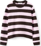 MANGO Stripe Crewneck Sweater