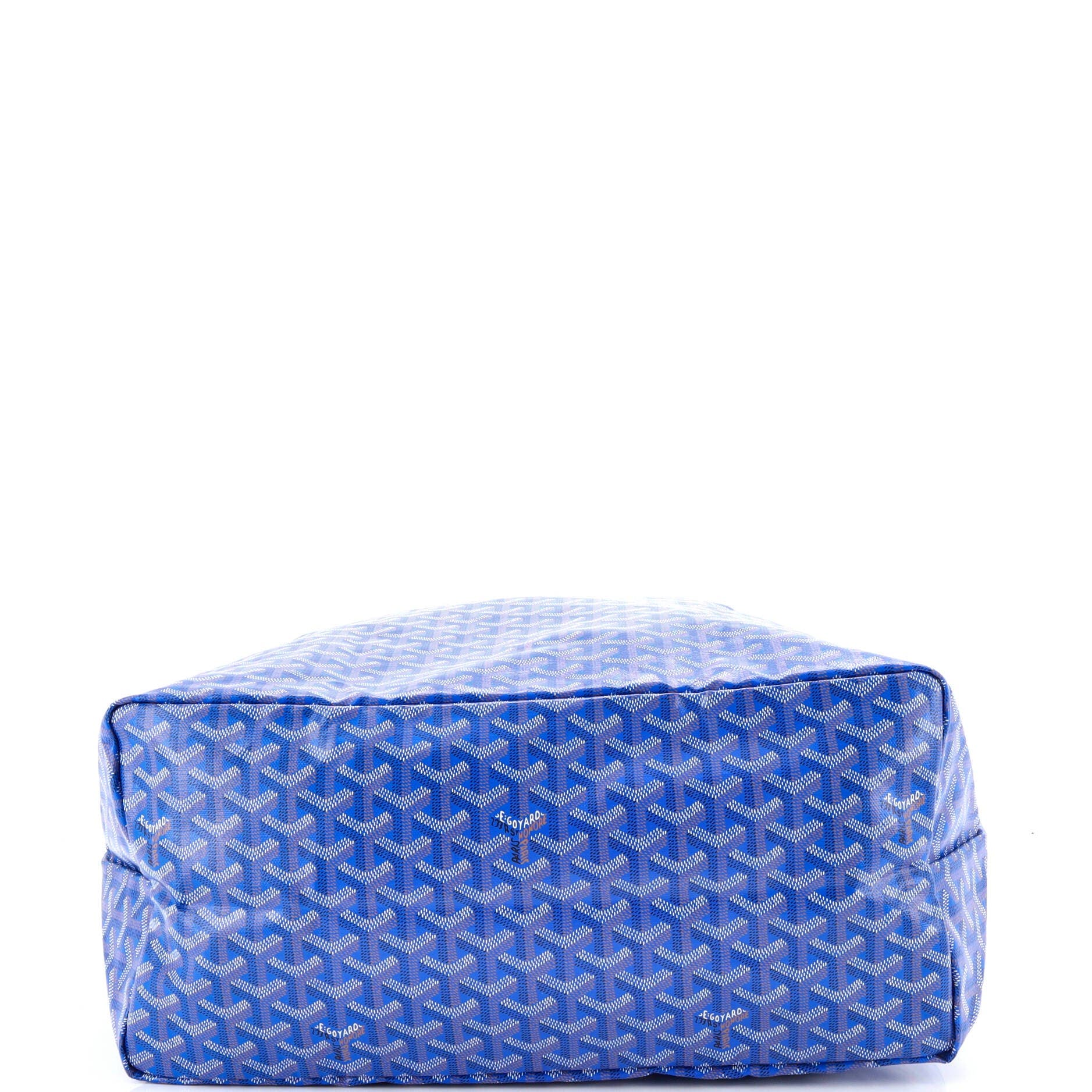 Pre-Owned Goyard Saint Louis Tote Coated Canvas PM, Alternate, color, Blue