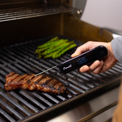 Escali Stelo Waterproof Folding Thermometer In Black