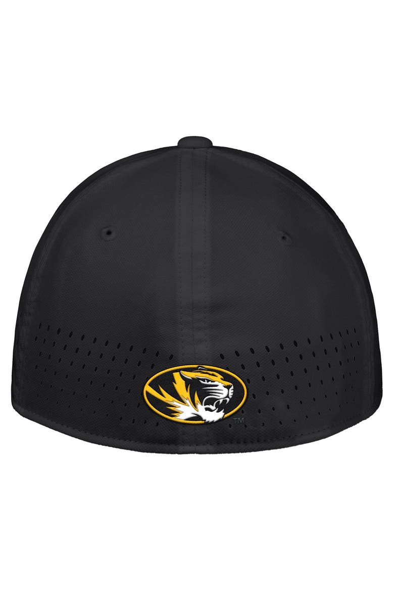 Men's Nike Black Missouri Tigers 2026 On-Field AeroBill SwooshFlex Dri-FIT Hat, Alternate, color, Black