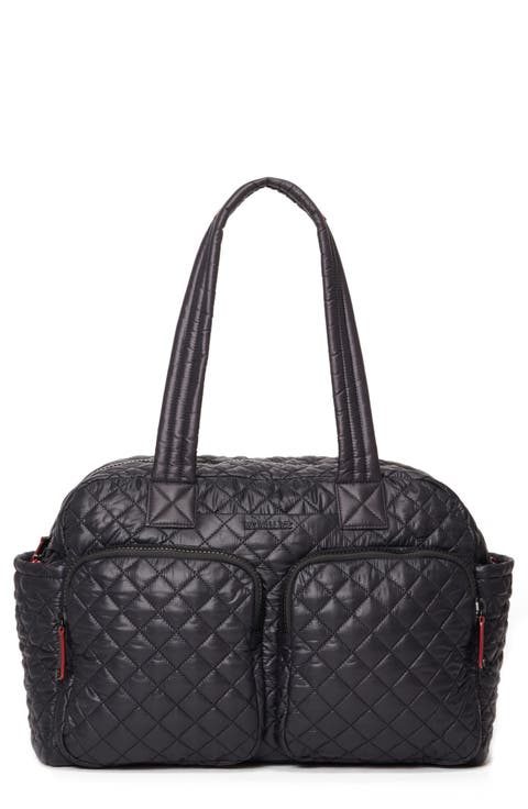 Nik Quilted Water Resistant Nyon Travel Bag