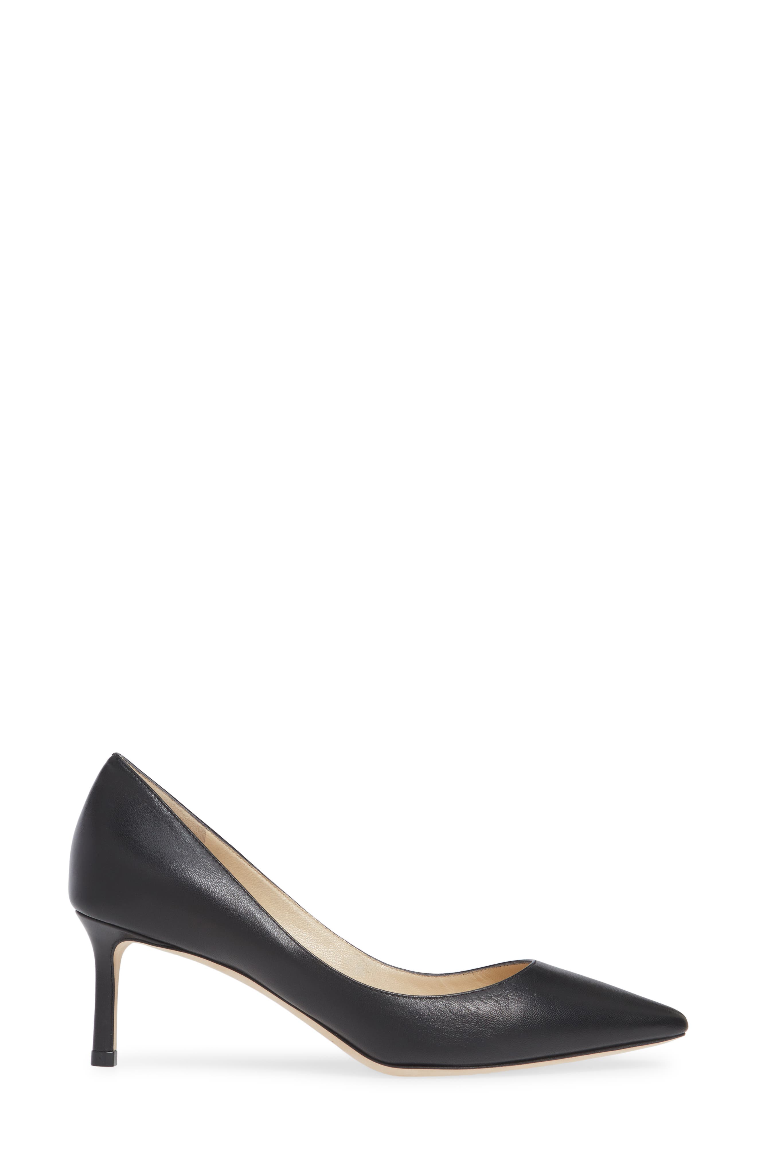 Jimmy Choo Romy 60 Leather Pump, Alternate, color, Black