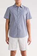 Nordstrom Cotton Poplin Short Sleeve Button-Up Shirt
