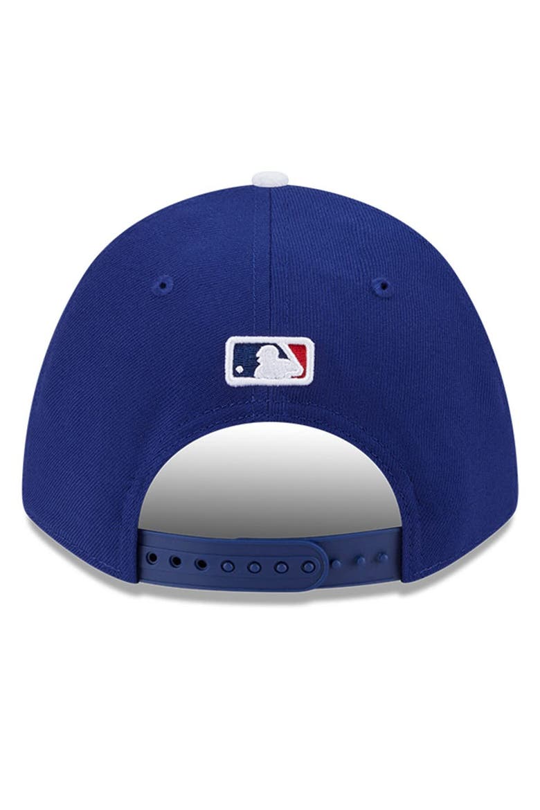 Men's New Era  Royal Los Angeles Dodgers Player Replica 9FORTY Adjustable Hat, Alternate, color, Royal