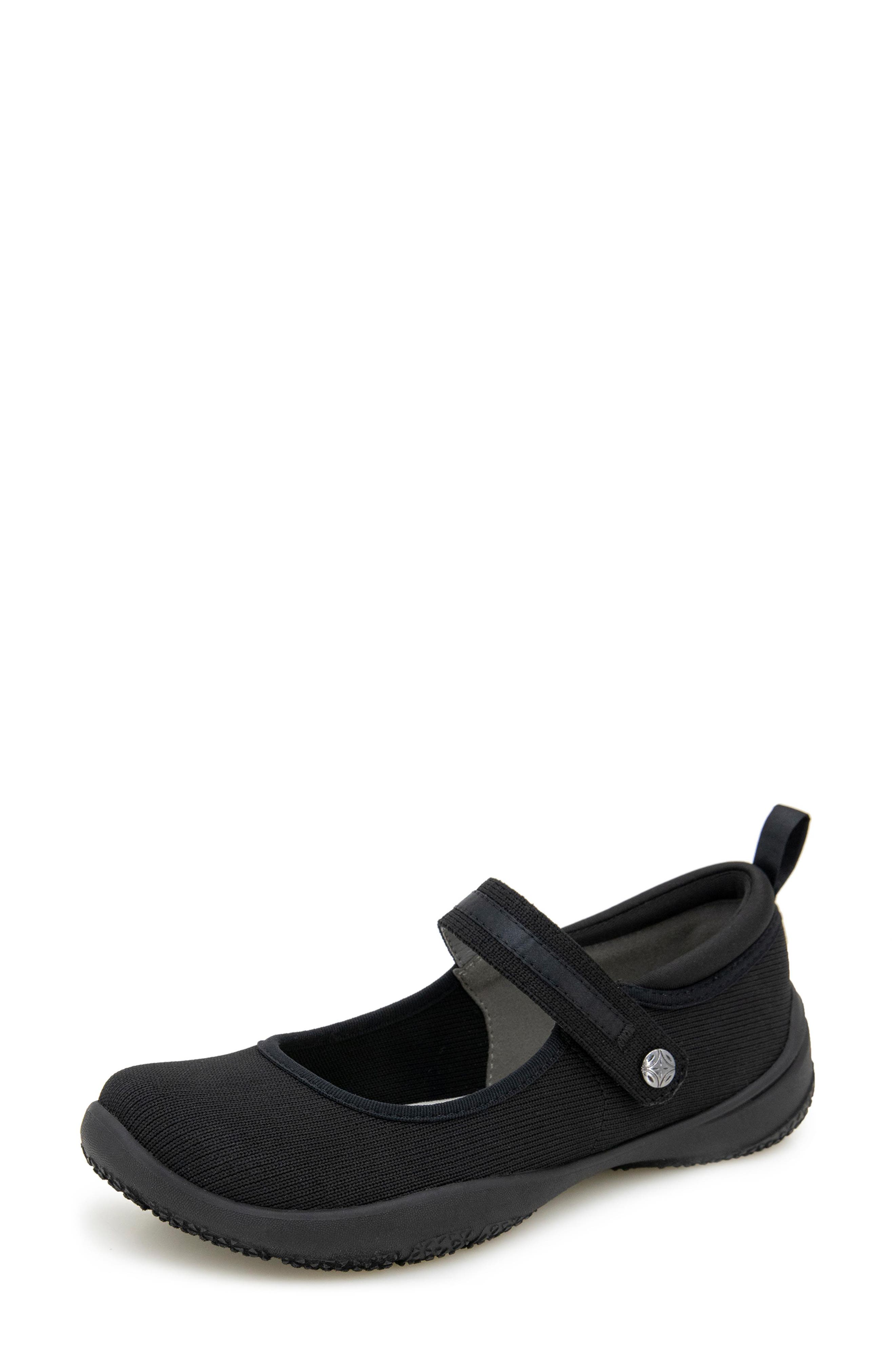 JBU Merry Mary Jane Flat, Alternate, color, Black