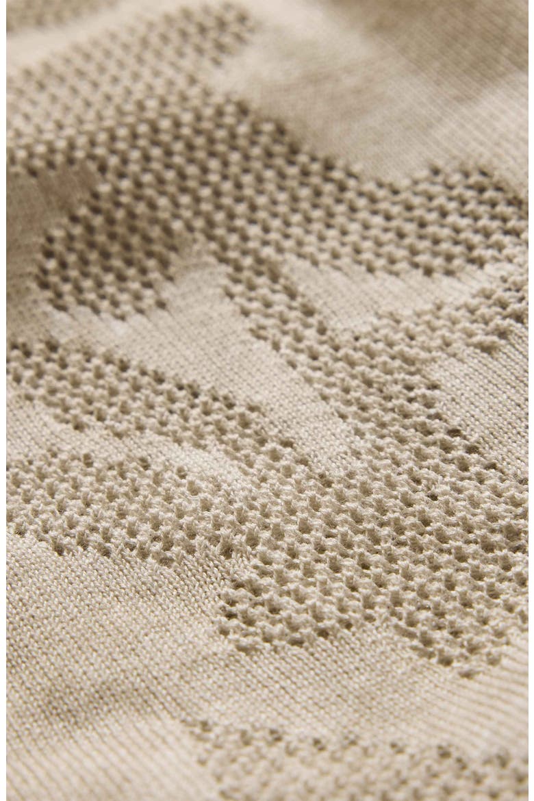 Miguel Pointelle Knit Camp Shirt, Alternate, color, ALMOND