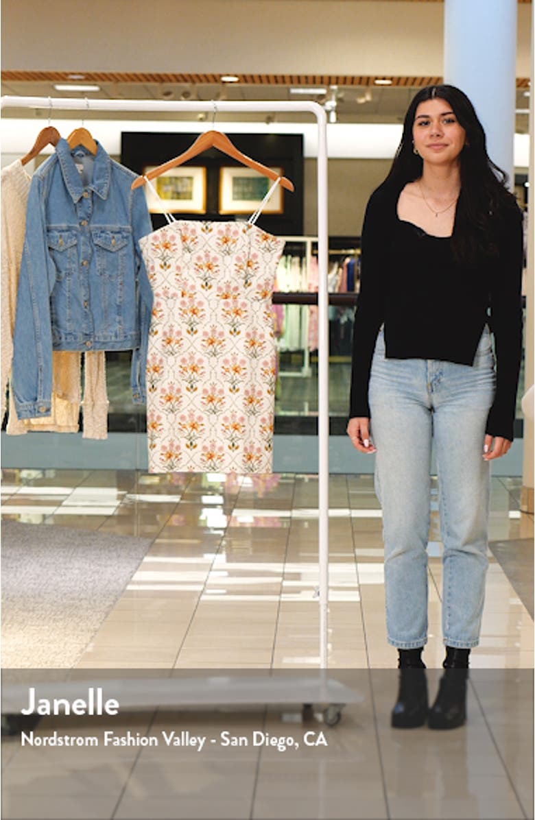 The Willow Floral Strapless Dress, sales video thumbnail