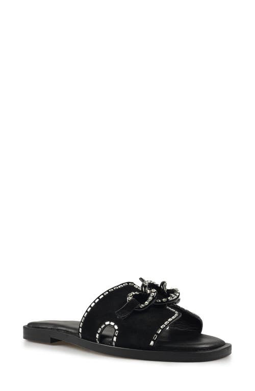 Zigi Nerano Slide Sandal In Black