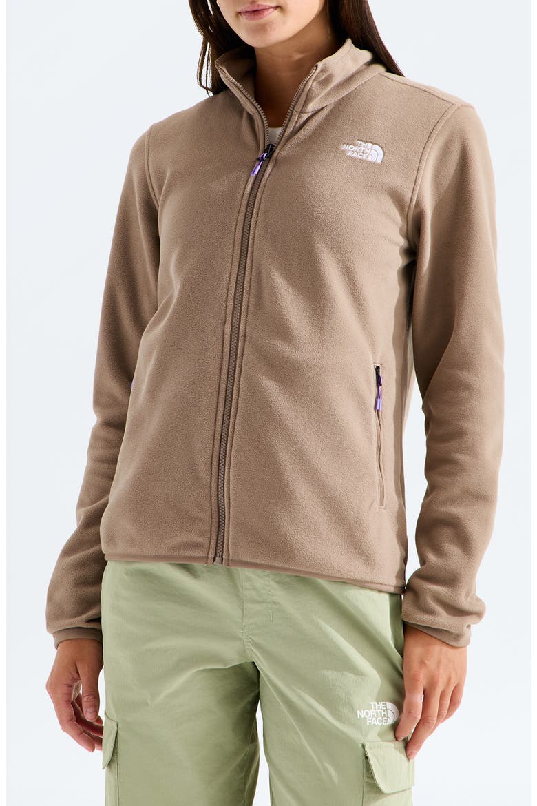 Glacier Fleece Jacket, Main, color, GARNET