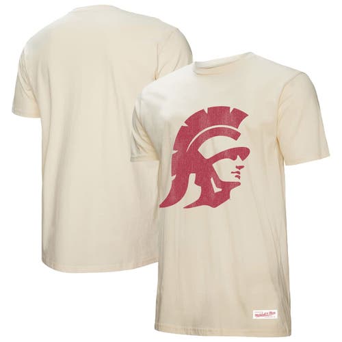 Mitchell & Ness Men's Cream Usc Trojans Vintage Tone T-shirt