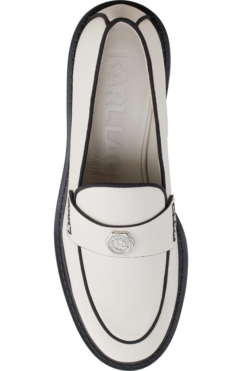KARL LAGERFELD PARIS Rylin Loafer, Alternate, color, Soft White