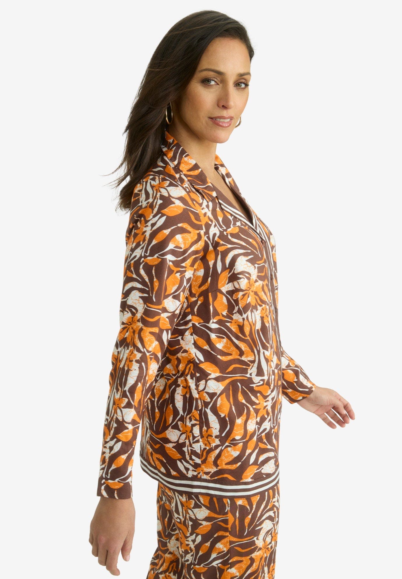 Button Front Rayon Shirt - image 2