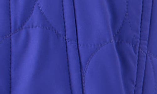 Akris Punto Dot Quilted Technical Poplin Crop Jacket In Blue