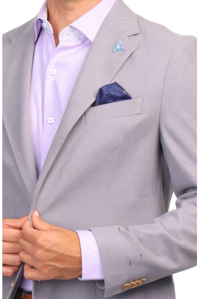 Luxe Touch Sport Coat, Alternate, color, GREY