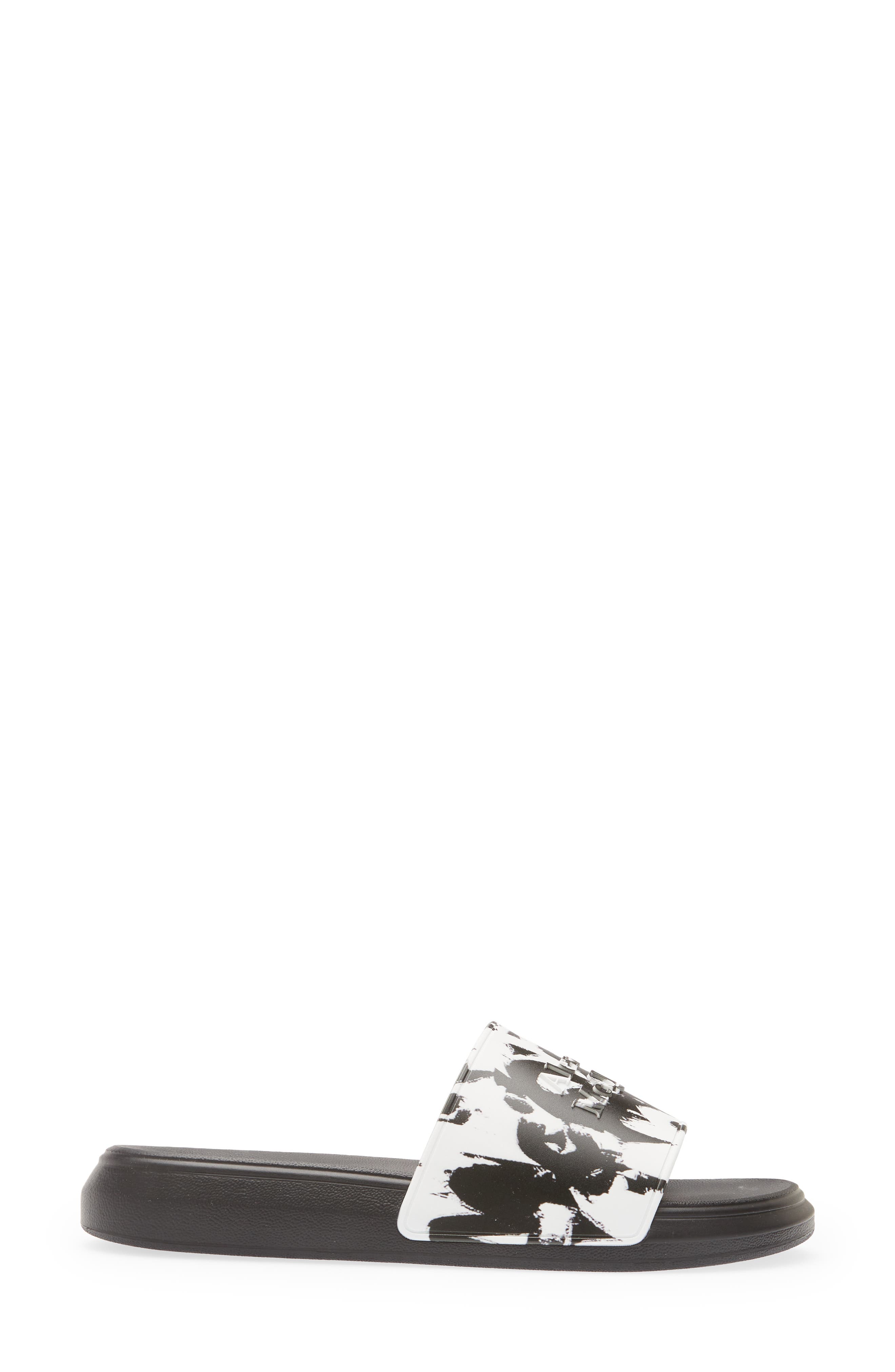 McQueen Graffiti Pool Slide Sandal, Alternate, color, 