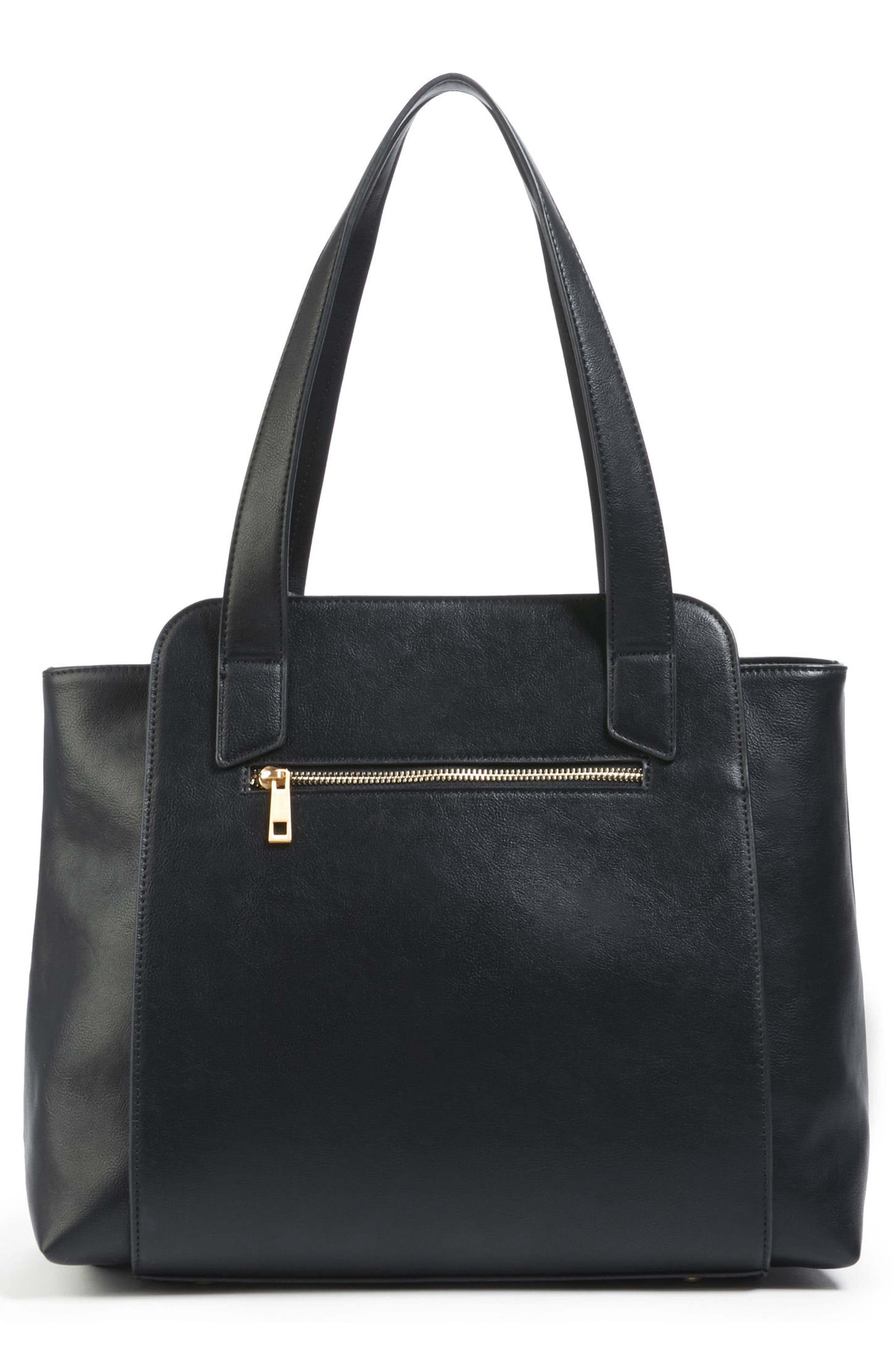 Sole Society Faux Leather Tote, Alternate, color, 