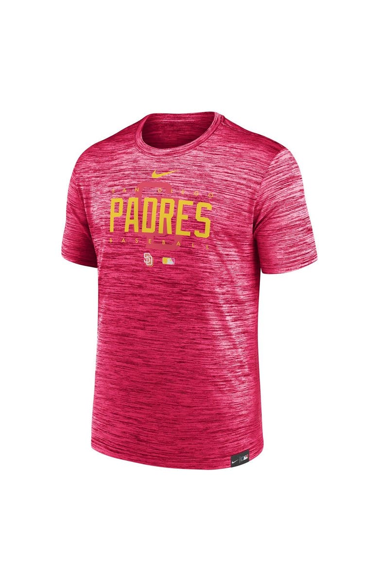 Nike Men's Nike Pink San Diego Padres City Connect Velocity Practice Performance T-Shirt, Alternate, color, Pink