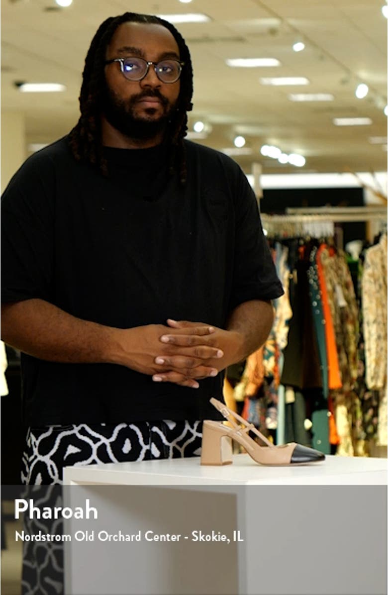 Becka Block Heel Slingback Pump, sales video thumbnail