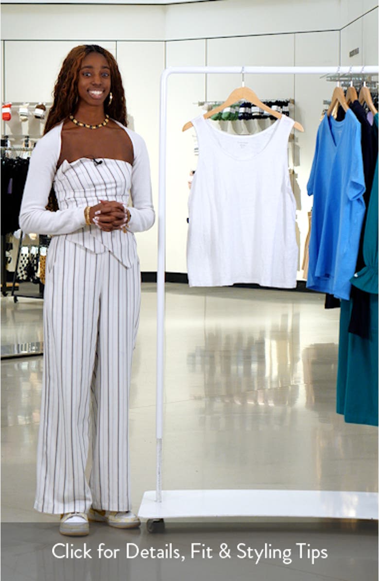 Organic Linen Tank, sales video thumbnail